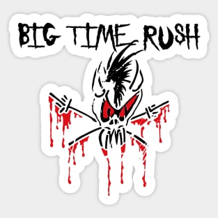 big time rush headbang Sticker